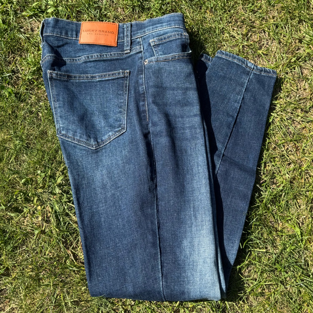 Ladies Lucky Brand Indigo Denim Pants, Sz 8